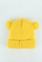 Load image into Gallery viewer, หมวกไหมพรม ทรงบินนี่แต่งหูแบบหนา บุขนด้านใน สำหรับเด็ก - Kids Bear Ears Crochet Eyelash Fur Fleece Lined Knit Hat