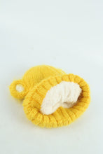 Load image into Gallery viewer, หมวกไหมพรม ทรงบินนี่แต่งหูแบบหนา บุขนด้านใน สำหรับเด็ก - Kids Bear Ears Crochet Eyelash Fur Fleece Lined Knit Hat
