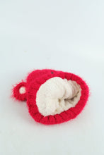 Load image into Gallery viewer, หมวกไหมพรม ทรงบินนี่แต่งหูแบบหนา บุขนด้านใน สำหรับเด็ก - Kids Bear Ears Crochet Eyelash Fur Fleece Lined Knit Hat