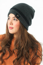 Load image into Gallery viewer, หมวกไหมพรมเเบบบุขนด้านใน - Wool Rib Beanie Hat