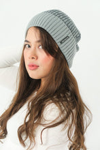 Load image into Gallery viewer, หมวกไหมพรมเเบบบุขนด้านใน H-146 - Wool Rib Beanie Hat