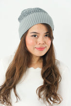 Load image into Gallery viewer, หมวกไหมพรมเเบบบุขนด้านใน H-146 - Wool Rib Beanie Hat