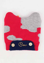 Load image into Gallery viewer, หมวกไหมพรม หมวกถักกันหนาว สำหรับเด็ก 1-2 ขวบ - Monkey Cat Ears Cap Wool Warm Beanies for Boy and Girl (1-2)Years)