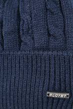 Load image into Gallery viewer, หมวกไหมพรมถักลายเปีย บุขนด้านในสำหรับกันหนาว No.688 - Unisex Cable Knit Fleece Lining Knit Beanie Ski Hat
