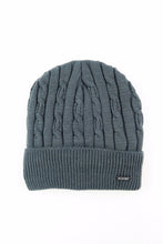 Load image into Gallery viewer, หมวกไหมพรมถักลายเปีย บุขนด้านในสำหรับกันหนาว No.688 - Unisex Cable Knit Fleece Lining Knit Beanie Ski Hat