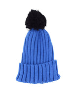 Load image into Gallery viewer, หมวกไหมพรมทรงบีนนี่แต่งปอม - Winter Black Pom Pom Knit Beanie Hats