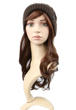 Load image into Gallery viewer, หมวกไหมพรมถักลายเปีย บุขนด้านใน H012- Unisex Cable Knit Fleece Lining Knit Beanie Ski Hat