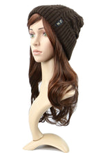 Load image into Gallery viewer, หมวกไหมพรมถักลายเปีย บุขนด้านใน H012- Unisex Cable Knit Fleece Lining Knit Beanie Ski Hat