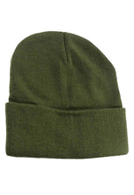 Load image into Gallery viewer, หมวกไหมพรมทรงบีนนี่ H005 - Unisex Solid Thick Wool Ribbed Beanie Hat
