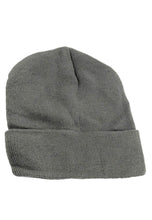 Load image into Gallery viewer, หมวกไหมพรมทรงบีนนี่ H005 - Unisex Solid Thick Wool Ribbed Beanie Hat