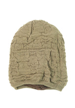 Load image into Gallery viewer, หมวกไหมพรมผ้าสองสี - Soft Lined Thick Knit Warm Reversible Winter Slouchy Beanies Hat