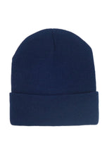 Load image into Gallery viewer, หมวกไหมพรมทรงบีนนี่ H005 - Unisex Solid Thick Wool Ribbed Beanie Hat