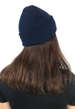 Load image into Gallery viewer, หมวกไหมพรมทรงบีนนี่ H005 - Unisex Solid Thick Wool Ribbed Beanie Hat
