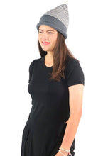 Load image into Gallery viewer, หมวกไหมพรมลายริ้ว - Unisex Winter striped Textured-Knit hat