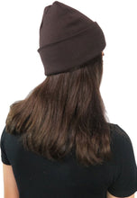 Load image into Gallery viewer, หมวกไหมพรมทรงบีนนี่ H005 - Unisex Solid Thick Wool Ribbed Beanie Hat